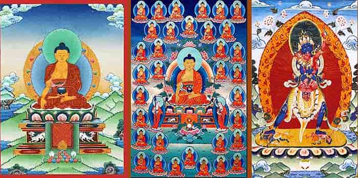 los budistas y la mandorla